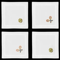 Tennis Mixed Cocktail Napkin Set