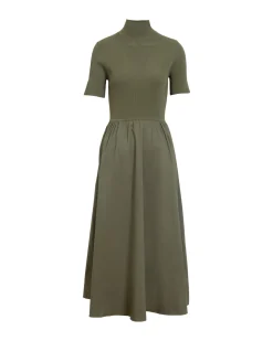 Teresa Knit Dress in Fern