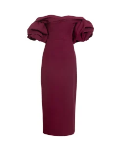 Tess Dress in Merlot