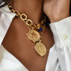 Texas JW Original Pendant Coin Necklace