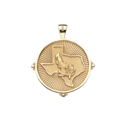 Texas JW Original Pendant Coin Necklace