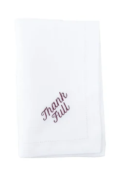 Thank Full Dinner Napkins, Set of 12