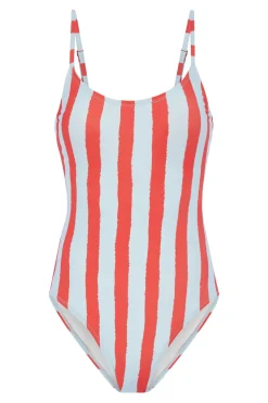 The Amalfi One Piece in Candy Stripe