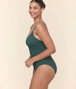 The Amalfi One Piece in Seaweed