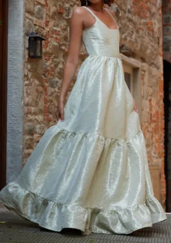 The Avery Dress in Sage Duchess