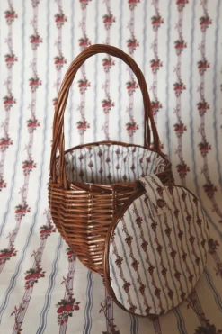 The Baby Garden Basket with Rose Print