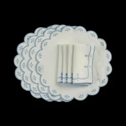 The Bridget Bridal Linen Bundle with Matilda Tablecloth, Set of 4