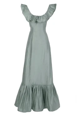 The Camille Dress in Sage