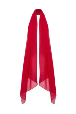 The Carmela Shawl in Red