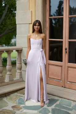 The Cecilia Dress in Lavender Fog