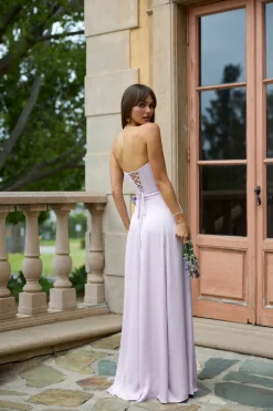 The Cecilia Dress in Lavender Fog