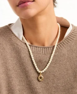 The Charm Pearl Necklace
