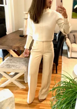 The Chelsea Sweater in White