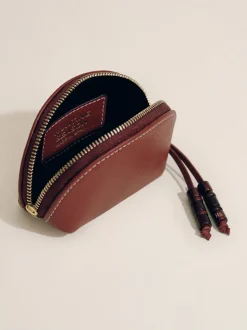 The Coin Purse in Deep Red