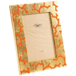 The Coral Sea Lacquer Picture Frame in Gold