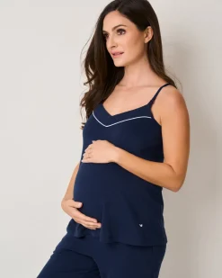 The Cozy Maternity Set in Navy