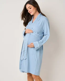 The Cozy Maternity Set in Periwinkle