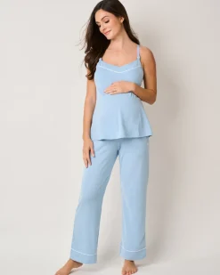 The Cozy Maternity Set in Periwinkle