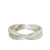 The Double Cobra Bracelet in Silver