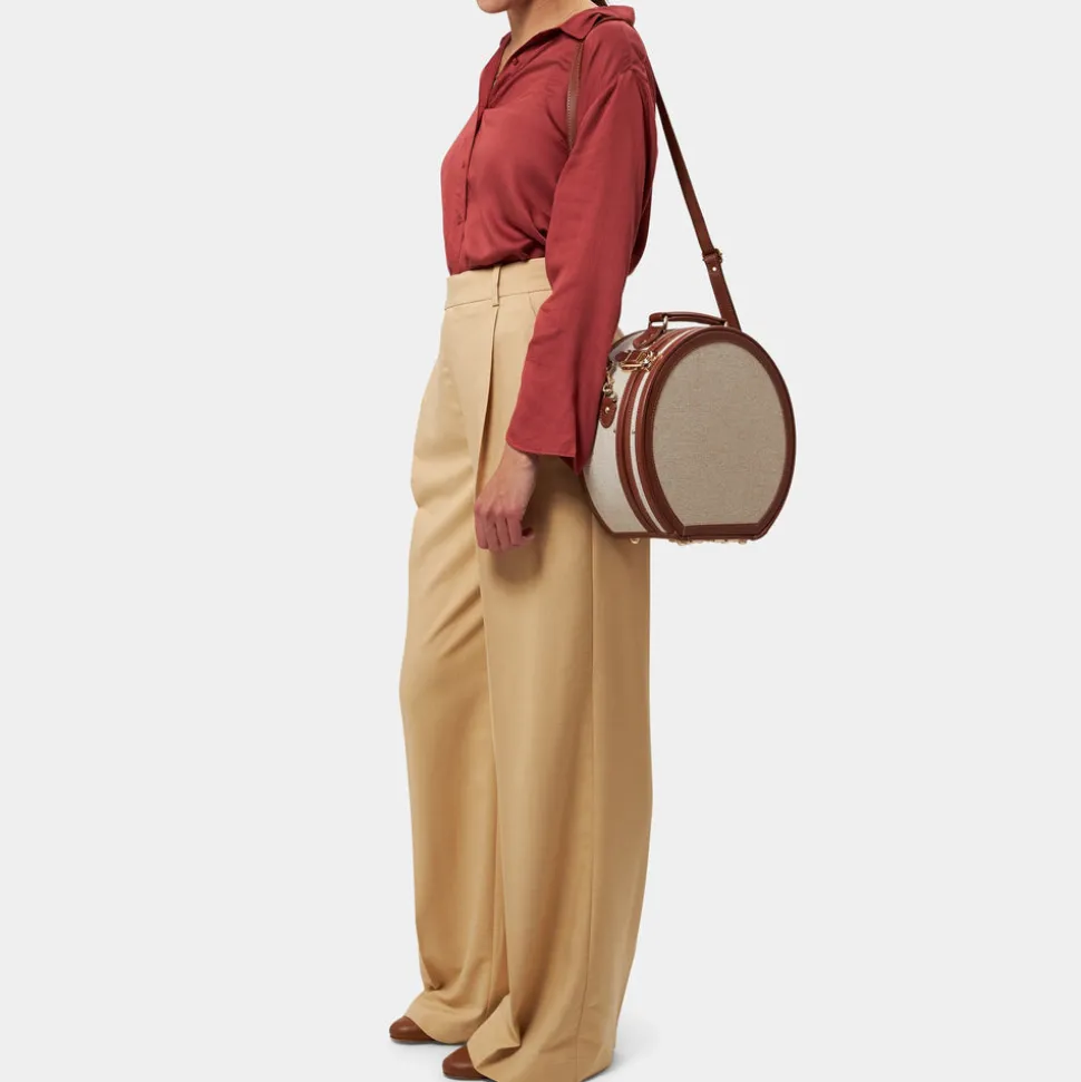 The Editor in Brown Hatbox Small