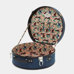 The Editor in Navy Hatbox Large