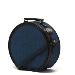 The Editor in Navy Hatbox Small