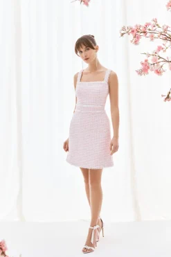 The Ella Skirt in Pink & White