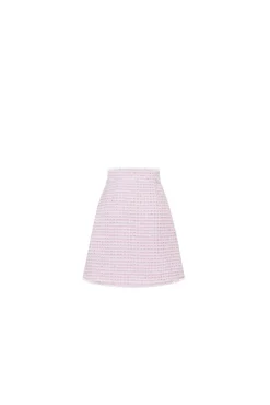 The Ella Skirt in Pink & White