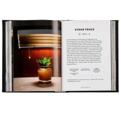 The Essential Cocktail Book in Bonded Leather