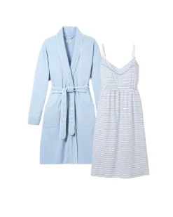 The Essential Maternity Set in Periwinkle & La Mer
