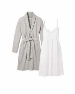 The Essential Maternity Set in Light Heather Grey & Grey Stars