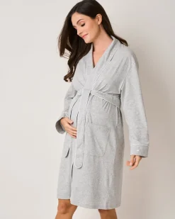 The Essential Maternity Set in Light Heather Grey & Grey Stars