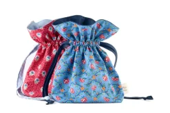 The French Cordelle Pouch Bag in Blue