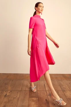 The Garland Dress Hot Pink