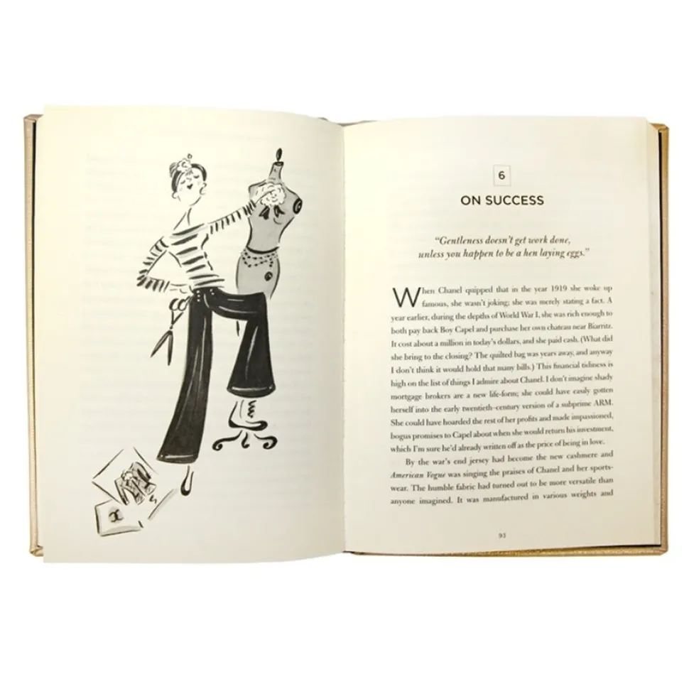 The Gospel According to Coco Chanel in Bonded Leather