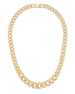 The Graduated Link Necklace in Gold