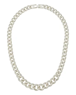The Graduated Link Necklace in Silver
