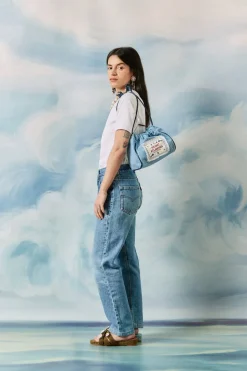 The Grand Tour Collection Pouch in Blue