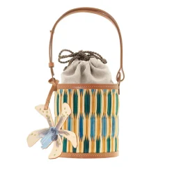 The Grand Tour Collection Cupid Madras in Blue & Green