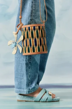 The Grand Tour Collection Cupid Madras in Blue & Green