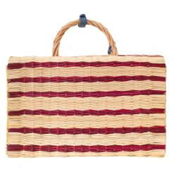 The Grand Tour Collection Beach Basket in Red