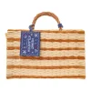 The Grand Tour Collection Beach Basket in Mustard