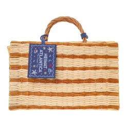 The Grand Tour Collection Beach Basket in Mustard