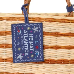 The Grand Tour Collection Beach Basket in Mustard