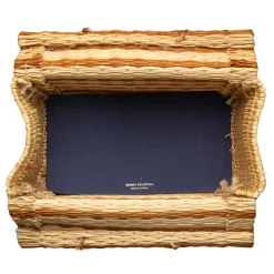 The Grand Tour Collection Beach Basket in Mustard