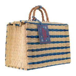 The Grand Tour Collection Beach Basket in Sky