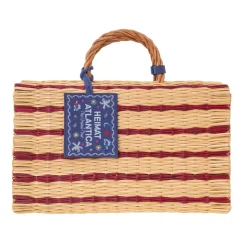 The Grand Tour Collection Beach Basket in Burgundy