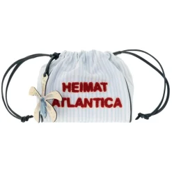 The Grand Tour Collection Pouch in Hand Painted Blue