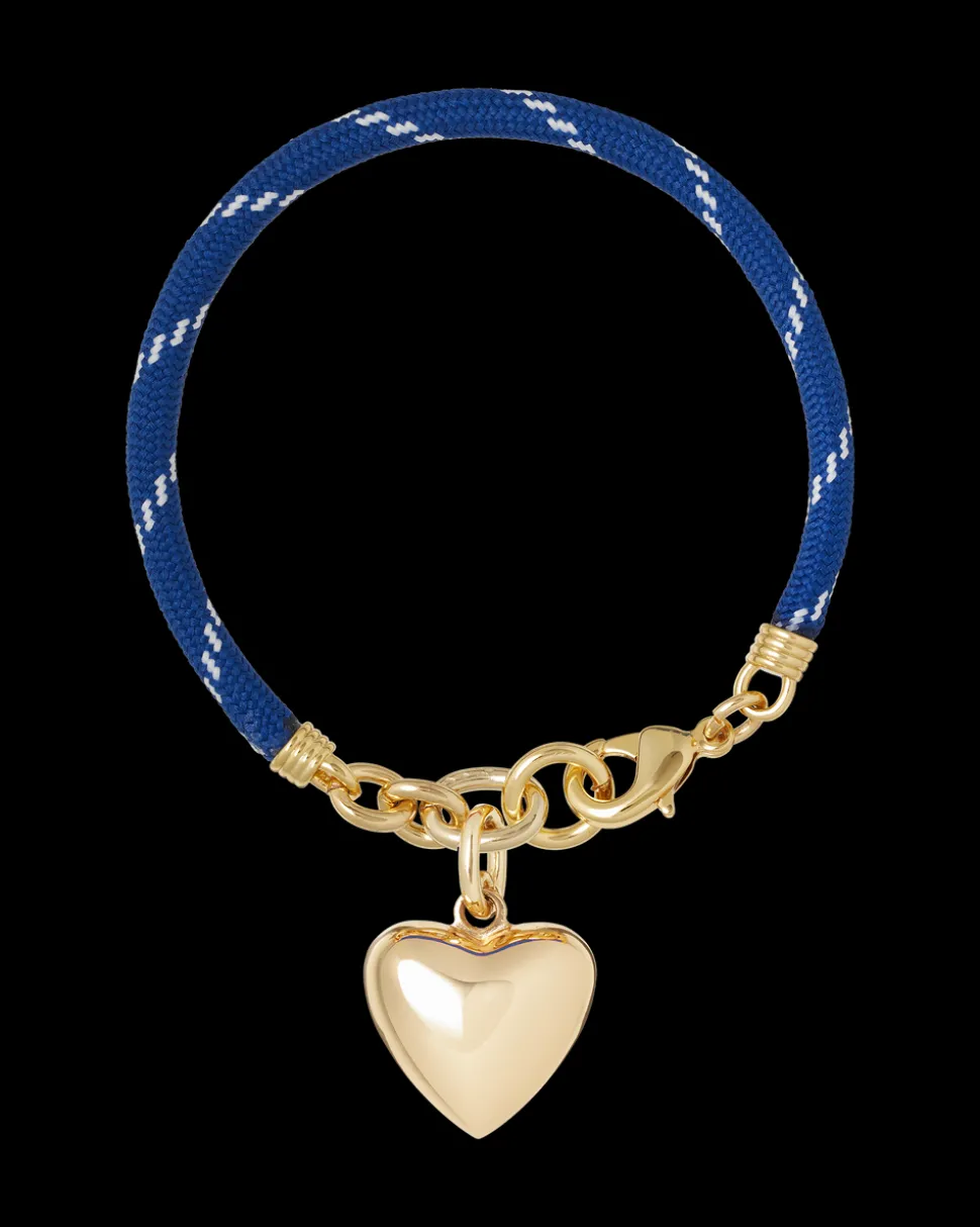 The Happy Cord Charm Bracelet in Blue