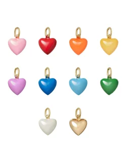 The Happy Cord Charm Necklace in Red